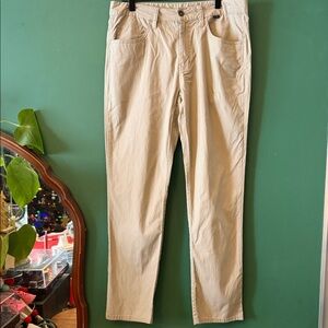 Travis Mathew Mens 32x30 Five Pocket Khaki Chinos Lightweight Tencel/Cotton